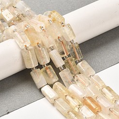 Природный цитрин бисер нитей G-N327-06-16