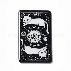 Colgantes acrílicos impresos con el tema del tarot&nbsp;MACR-G061-04S