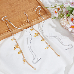 2шт алюминиевые цепи подвесное украшение HJEW-DR00182