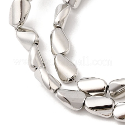 Стеклянные бусины с гальваническим покрытием  EGLA-F166-05A-P