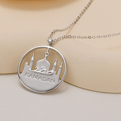 Классические полые латунные подвески в стиле Рамадан для женщин на отдыхе&nbsp;RG8789