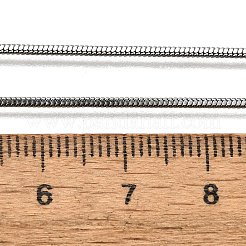 Не тускнеющие квадратные цепочки-змейки из нержавеющей стали 304 NJEW-L173-005-P