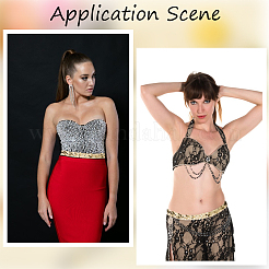 5 ярд отделки из полиэстера с пайетками&nbsp;OCOR-SP0001-30A