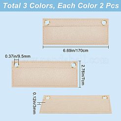 6 шт. вставка-органайзер для кошелька из фетра FIND-CN0001-07