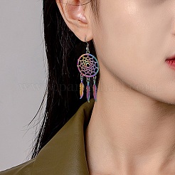 Большие подвески из сплава цвета радуги PALLOY-SZ0001-30