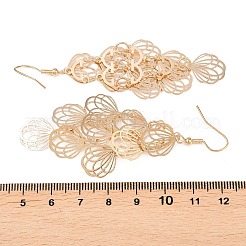 Orecchini pendenti in ottone&nbsp;EJEW-B157-02C-G