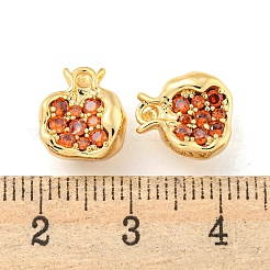 Латунные микро проложить кубического циркония подвески KK-K369-01G-06