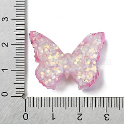 Cabochon decodificati in resina verniciata a spruzzo&nbsp;RESI-C045-07E