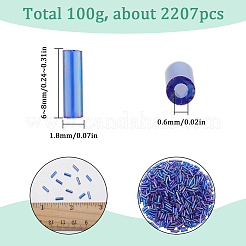 100 г непрозрачных цветных стеклянных круглых бусин&nbsp;SEED-SC0001-39D