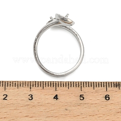 Латунные крепления колец для пальцев&nbsp;KK-L184-55P