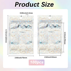 100 шт. Целлофановые пакеты OPP OPP-WH20001-05A-01