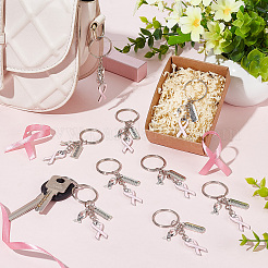 Розовая лента для информирования о раке молочной железы KEYC-AB00001