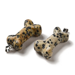 Природные яшмы далматин подвески&nbsp;G-K353-02P-04