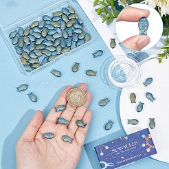 Набор для самостоятельного изготовления браслета из бисера в виде рыбки&nbsp;EGLA-SC0001-10