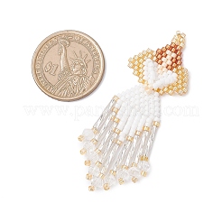 Подвески-ангелы из стеклянных бисеров&nbsp;PALLOY-MZ0089296-02