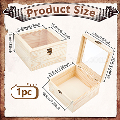 Aufbewahrungsboxen für Schmuckstücke aus Holz&nbsp;CON-PH0003-50A