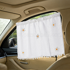 1 Stück universelle Sonnenschutzblenden für die hinteren Seitenscheiben von Autos aus Polyester&nbsp;AJEW-CN0007-87