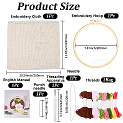 Наборы для самостоятельной вышивки иглой для начинающих&nbsp;DIY-WH20013-88B