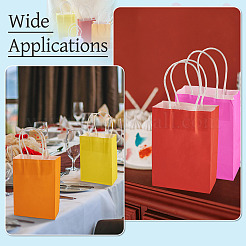 12 шт. 6-х цветные однотонные крафт-бумажные пакеты&nbsp;AJEW-TA0002-64A