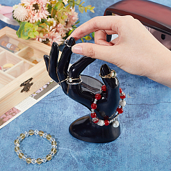Schaufensterpuppenhalter aus Kunststoff für Handschmuck&nbsp;RDIS-WH0009-013A-WH