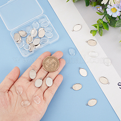 20 шт. подвеска-кабошон из нержавеющей стали 304 STAS-UN0042-65