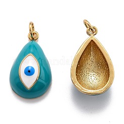 Латунь эмаль подвески&nbsp;KK-O140-01H-G