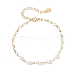 Браслеты из натурального культивированного пресноводного жемчуга&nbsp;BJEW-JB13360