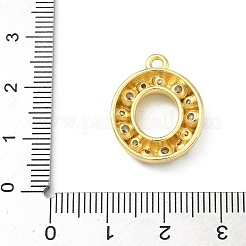 Pendentifs en laiton zircon cubique transparent&nbsp;KK-I476-02G-O