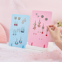 2 набор из 2-х цветных непрозрачных акриловых подставок для сережек EDIS-PH0001-25