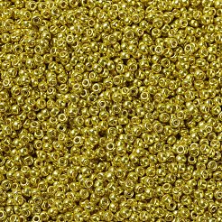 MIYUKIラウンドロカイユビーズ  日本製シードビーズ  11/0  (rr1071) デュラコート亜鉛メッキゼスト  11/0  2x1.3mm  穴：0.8mm  約5500個/50g&nbsp;SEED-X0054-RR1071