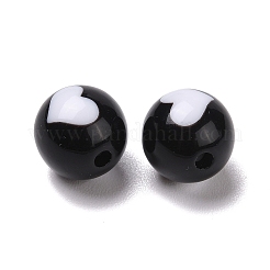 Perles acryliques bicolores&nbsp;LS-OACR-U003-02B