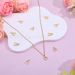 10pcs pendentifs en laiton micro pavé de zircone cubique&nbsp;KK-HY0004-47