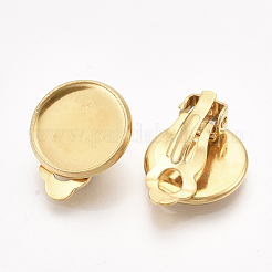 201 фурнитура для сережек-клипс из нержавеющей стали&nbsp;STAS-T045-34C-G