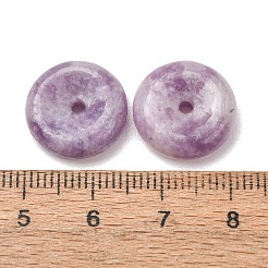 天然アメジストのピースドーナツペンダント  円周率のチャーム  15x5mm  穴：2mm&nbsp;GG-CBA04F4-02B