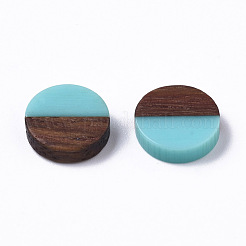Cabujones de resina & madera&nbsp;X-RESI-S358-70-H11