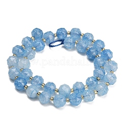 Colliers de perles en verre imitation jade teintées&nbsp;GL-Z001-02A-01