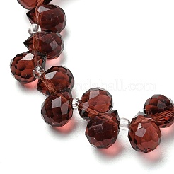 Perles en verre transparentes&nbsp;GLAA-Z017-01J