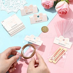 50 шт. складные карточки с бантом на бумаге&nbsp;FIND-CJ0005-34