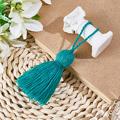 6 шт. подвесные украшения с кисточками из акриловых волокон&nbsp;HJEW-CP0001-31B