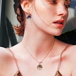 4 комплект подвесок из натурального и синтетического камня в смешанном стиле&nbsp;FIND-AR0004-36