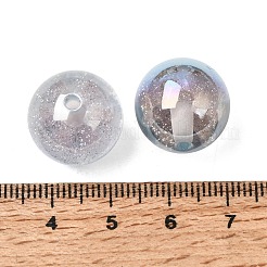 Perline reattive ai raggi UV in resina luminescente e polvere glitterata&nbsp;RE-CBA2450-01