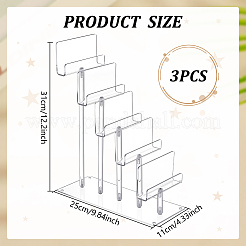 Brillen-Organizer-Displayständer aus Acryl mit 5 Steckplatz&nbsp;ODIS-WH0043-238