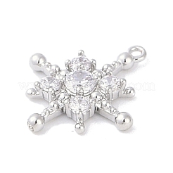 Подвески из латуни с прозрачным фианитом&nbsp;LS-KK-F875-10P