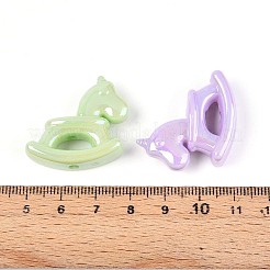 Непрозрачные акриловые бусины с УФ-покрытием OACR-T028-44