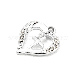 Подвески со стразами из сплава с ультрафиолетовым покрытием&nbsp;PALLOY-D026-05P