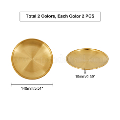 201 поднос для сервировки обеденной тарелки из нержавеющей стали STAS-UN0012-15