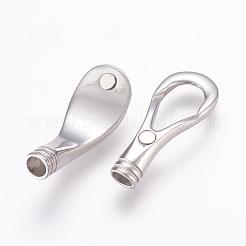 Магнитные застежки из нержавеющей стали 304 с клеевыми концами STAS-L189-09P