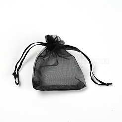 Прямоугольник органза сумки OP-WH0009-08