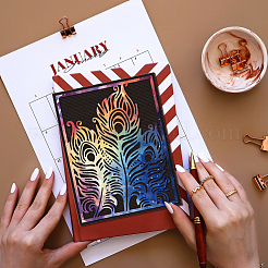 Углеродистая сталь разрезает трафареты DIY-WH0309-1958