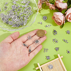 4 комплект подвесок из сплава в тибетском стиле&nbsp;TIBEP-DC0001-51